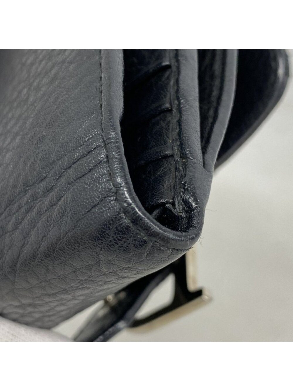 Dior Wallet Cannage Leather Black Silver - Picture 6 of 8